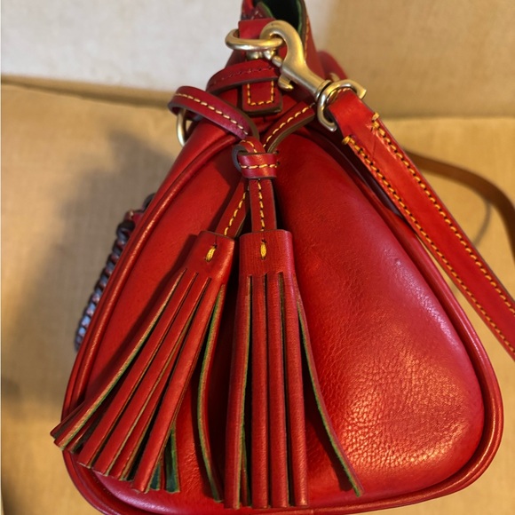 Dooney & Bourke Cherry Red Satchel - Picture 5 of 9